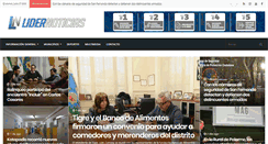 Desktop Screenshot of lidernoticias.com.ar