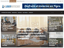 Tablet Screenshot of lidernoticias.com.ar